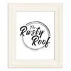 The Rusty Roof-Distressed Cimarron White-Solid Wood Picture Frame-11x14