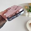 Caseative for iPhone 12 Pro Max Case,Pleated Water Ripple Chrome Wave Pattern Soft Phone Case (Gold)