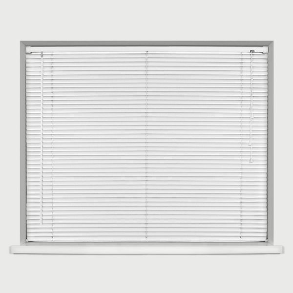 PVC Venetian Blinds 120 cm (larghezza) x 150 cm (lunghezza) bianco