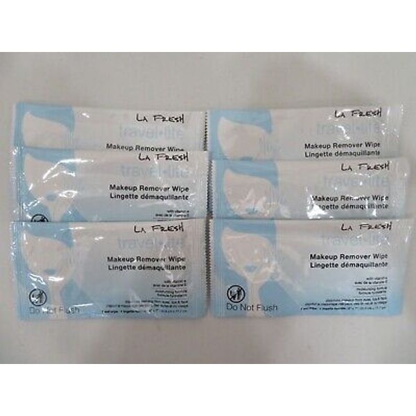 La Fresh Travel Lite Makeup Remover Wipe (6-Pack))