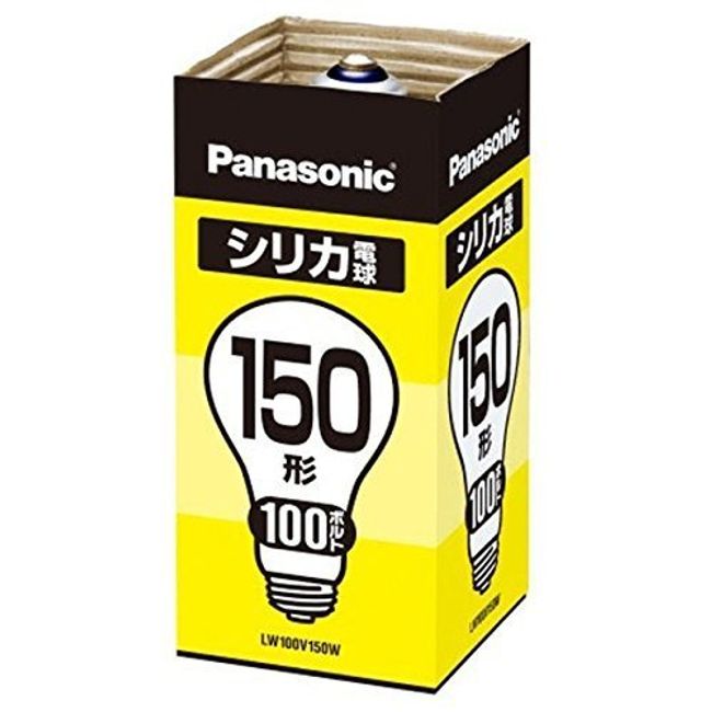 Panasonic LW100V 150W Silica Light Bulb, 150 Shape, Pack of 5