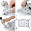 Folding 1 Step Ladder Small Stool Tread Ladders Anti-Slip Mat Kitchen Workshops