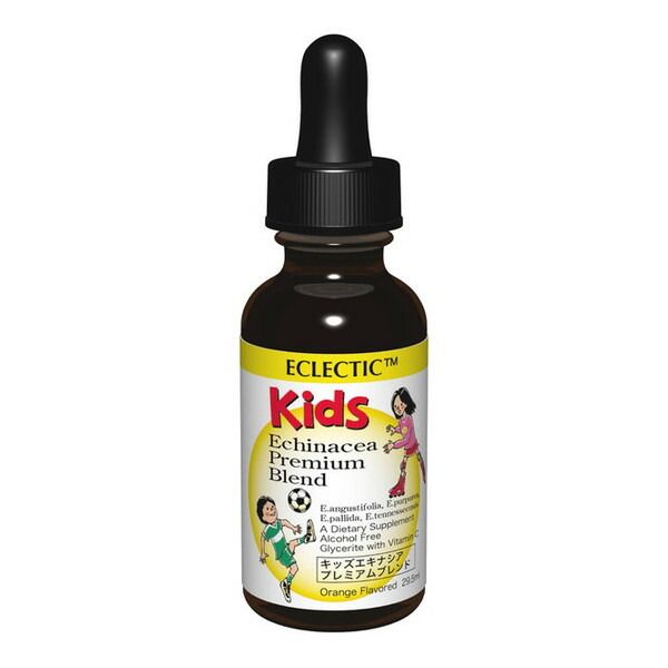 ECLECTIC E047 Organic Herbal Supplement Kids Echinacea Premium Blend 29.5ml