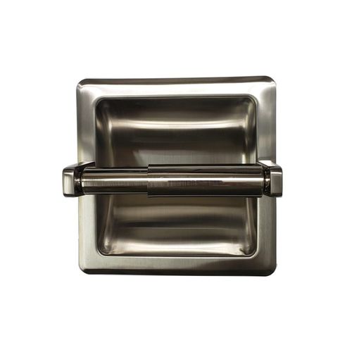 Arista Bath Products Recessed Toilet Paper Holder, Satin Nickel