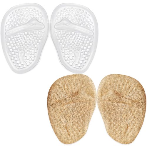 Luckious Anti-Slip High Heel Insoles for Women - Ball of Foot Cushion Pads for Pain Relief, Metatarsal Pads for Party Feet - Prevent Blisters and Calluses in High Heels - Universal Fit for All Shoes