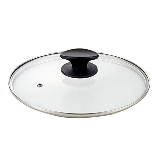 Aimedia Glass Lid for Pots & Frying Pans, Kitchen Goods, Kitchenware, Cooking Utensil