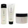 Lebel Io Serum Cleansing (Shampoo) 6.8 fl oz (200 ml) + Cream (Treatment) 7.8 fl oz (200 ml) + Mask, 6.0 oz (170 g), 3-piece Set, lebel iau serum