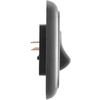 Triple SPST On-Off Switch with Bezel, 12-Volt, for RV, Trailer, Camper (Black)
