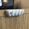 Cable Tidy for Desk/Wall Mount Bracket. White