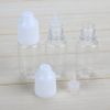 Transparent PET Empty Squeezable Dropper Bottles Eye Liquid Empty Dropper Smoke Oil Bottle(Bottle+Tip Cap+Cap) (50)