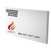 2" Refractory Ceramic Fiber Insulation Board 2300F 19.7" X 39.4" 