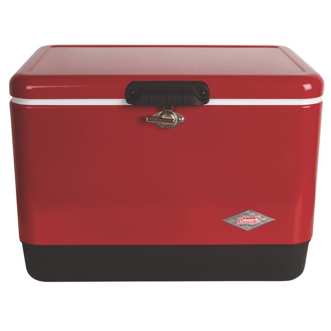 Coleman Cooler | Steel-Belted Cooler Keeps Ice Up to 4 Days | 54-Quart Cooler for Camping, BBQs, Tailgating & Outdoor Activities