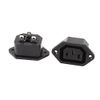 sourcing map 2 Pcs IEC C13 Connector PCB Mount Female Power Jack Socket Connector