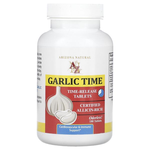 Garlic Time, 600 mg , 180 Tablets