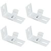 4 Sets L-Shaped Vertical Blind Brackets,Metal Venetian Blind Accessories