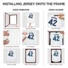 Jersey Frame Display Case Large Clear Acrylic Shadow Box with UV Protection