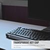 10PCS Transparent Mechanical Keyboard Keycaps - Clear Plastic Key Caps for Backlit Keyboards, Easy Installation, Comfortable Typing, Versatile Use for Replacement