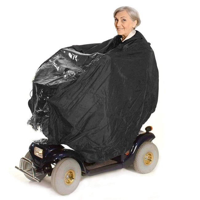 Bramble - Universal Wind & Waterproof Full Body Wheelchair Hooded Poncho Cover