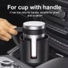 2In1 Car Cup Bottle Holder Expander Adapter W/ Phone Holder Adjustable Universal