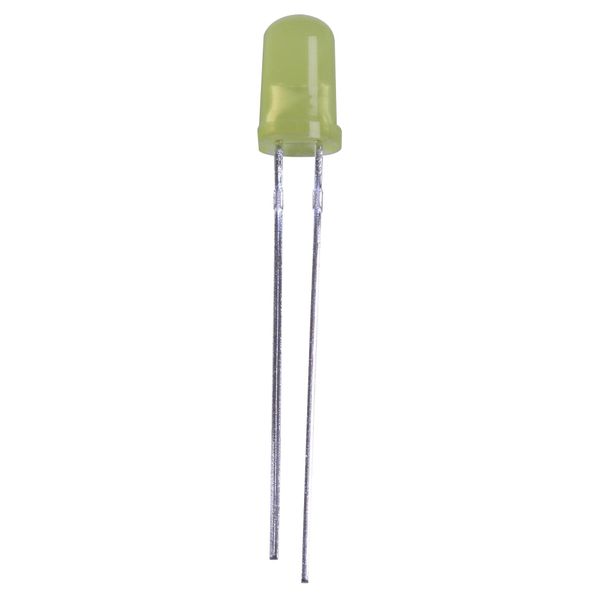 LED, 5MM, Yellow, DIFFUSED, 10 Pack, LED Opto-Electronics, LED Single Colour Qty X 10