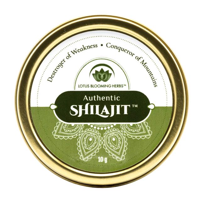 Authentic Shilajit - Genuine Himalayan SHILAJIT in It's Natural, Pure and Most Potent Resin Form. 10 Grams (1-2 Month Supply)