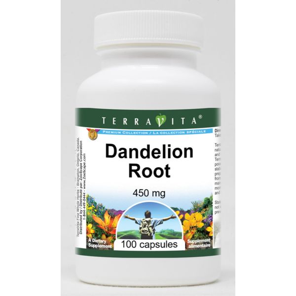 Dandelion Root - 450 mg (100 Capsules, ZIN: 511212) - 3 Pack