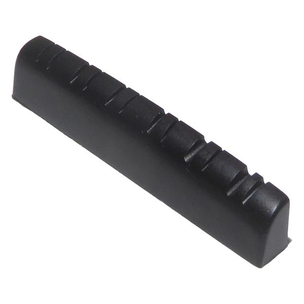 Twelve string guitar top nut 48mm x 6mm Black Graphite Compound