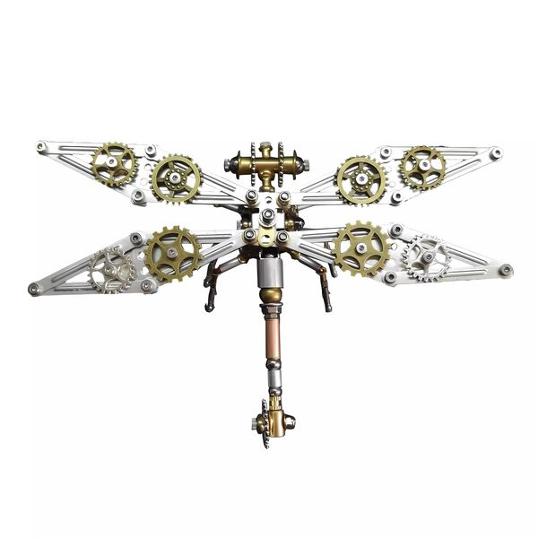 Mechanical Metal DIY 3D Insect Brass Puzzle (Dragonfly B)
