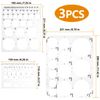 Circle Templates - Circle Stencil & Ruler for Drafting & Drawing,3 Pack,Large & Small Sizes