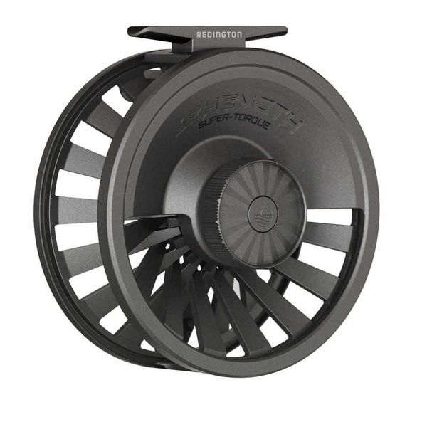 Redington Behemoth Fly Fishing Reel, Multipurpose Fly Reel for Freshwater and Saltwater, Large Arbor and Adjustable Drag, Gunmetal, 5/6