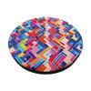 Retro Abstract Weave Pattern with Many Colors PopSockets Swappable PopGrip