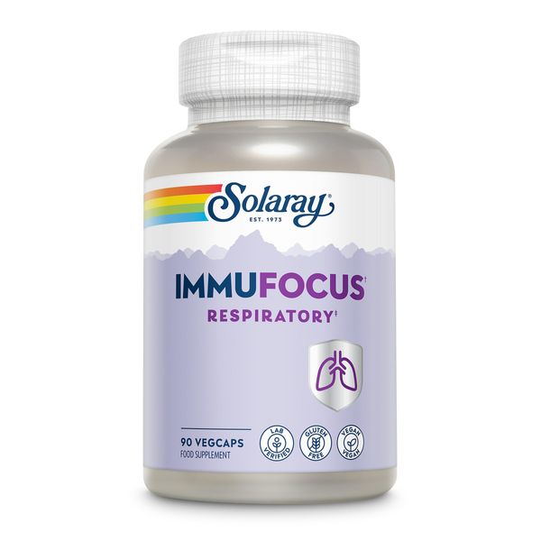 SOLARAY Immufocus Respirartory - Lab Verified -Vegan - Gluten Free 90 VegCaps