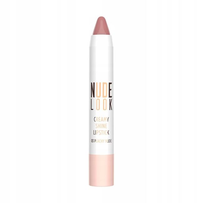 Golden Rose Nude Look Creamy Shine Lips. No:03 Peachy Nude 1 Paket