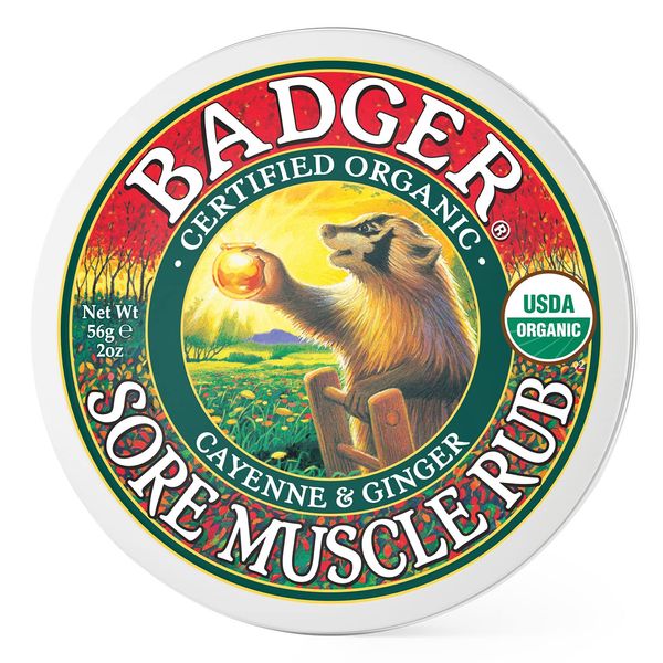 Badger Balm Organic Sore Muscle Rub Original Balm 56g