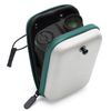 Windspeed Golf Rangefinder Hard Shell Case, Solid Golf Rangefinder Case with Buckle, Range Finder Carry Case Universal for Rangefinder Pouch (Grey+Green)