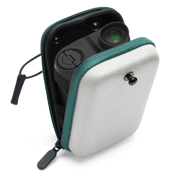 Windspeed Golf Rangefinder Hard Shell Case, Solid Golf Rangefinder Case with Buckle, Range Finder Carry Case Universal for Rangefinder Pouch (Grey+Green)