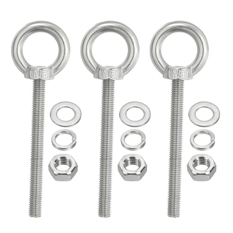 PATIKIL M8 Rond Aluminium Entretoises, 10pcs Métal Entretoise Aluminium 8.2mm ID x 16mm OD x