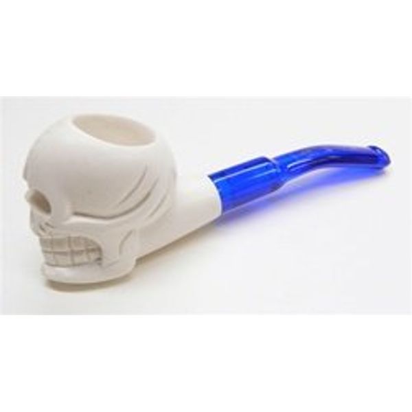 Meerschaum Pipes - Mini Hand Finished Skull