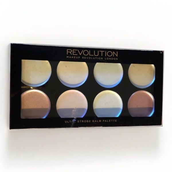 Revolution Makeup Revolution London Ultra Strobe Balm Pallet 8 Shades New Sealed