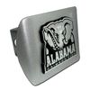 ALABAMA CRIMSON TIDE BRUSHED  TRAILER HITCH COVER 
