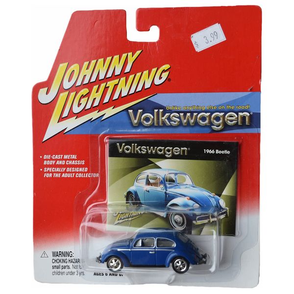 Johnny Lightning 1966 Volkswagen Beetle, Blue