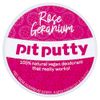Pit Putty 65g | Vegan & Eco-Friendly Deodorant Balm | 100% Natural Deodorant For Women & Men (Rose Geranium)