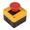 Nimomo Emergency Stop Switch, 1Pc 660V 10A Plastic Shell Red Sign Emergency Stop Mushroom Push Button Switch New