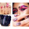 Mysense 30 Colors Glitter Eyeshadow Palette,Party Diamond Pressed Pighmented Mineral Ultra Makeup Shimmer Sequined Palette,Long Lasting Waterproof Eye Shadow Power (2 pcs)