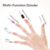 TOUCHBeauty Manicure Pedicure Nail Files Set, Manicure Drill Set, 5 in 1 Portable Nail File Drill System for Salon-Quality Care of Hands and Feet at Home, Battery PoweredAG-1335C (Gold)