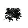 Black Round Cable Clips K-Type Trade Box, 16mm- 130 Pieces