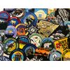 Mt. Rushmore Patch Embroidered Applique Nature Badge, Park Souvenir Hook Loop
