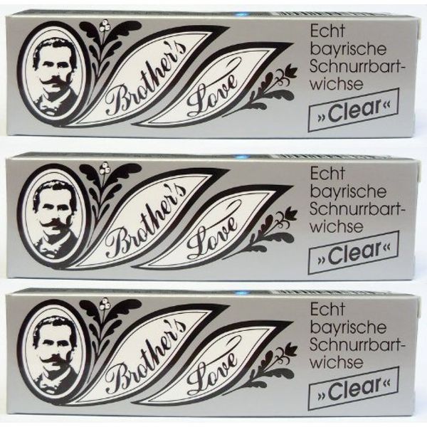 Brother's Love 3er Set Brothers Bartwichse clear 10ml