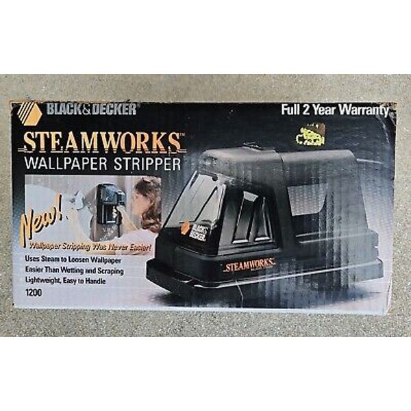 Black & Decker Steamworks Wallpaper Steamer Stripper Model 1200 Used