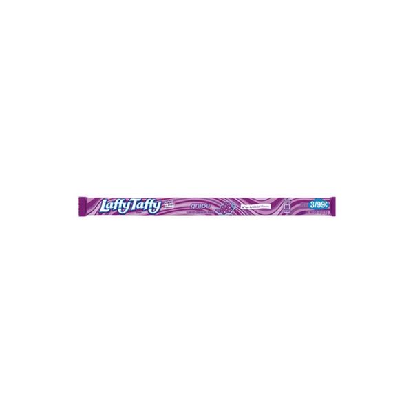 Laffy Taffy Candy Ropes - Grape: 24-Piece Box